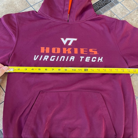 Virginia Tech Hokies College Hoodie Sweatshirt Size Youth (16-18) L - Picture 6 of 10